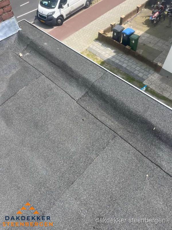 Kosten dakisolatie: plat dak met bitumen dakbedekking in Steenbergen